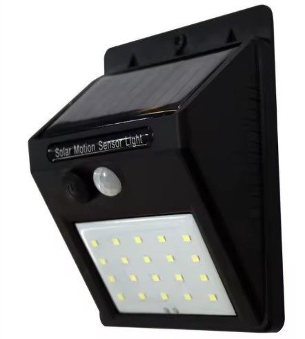 Outdoor Waterproof IP65 20 LED Motion Sensor Courtyard Garden Wall Solar Light for Garage Patio Driveway Yard Landsca